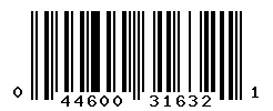 UPC barcode number 044600316321
