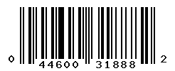 UPC barcode number 044600318882