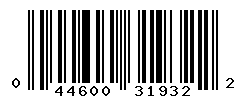 UPC barcode number 044600319322