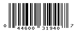 UPC barcode number 044600319407