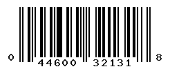 UPC barcode number 044600321318