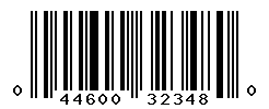 UPC barcode number 044600323480