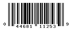 UPC barcode number 044681112539