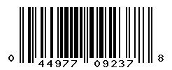 UPC barcode number 044977092378