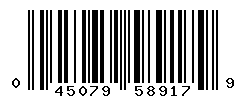 UPC barcode number 045079589179