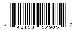 UPC 045113179052 barcode image