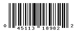 UPC barcode 045113189822