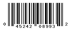 UPC barcode number 045242089932