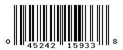 UPC barcode number 045242159338