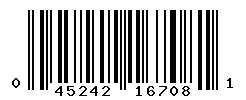 UPC barcode number 045242167081