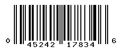 UPC barcode number 045242178346