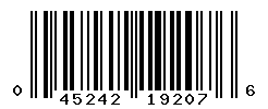 UPC barcode number 045242192076