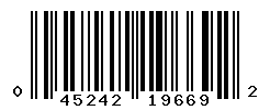 UPC barcode number 045242196692