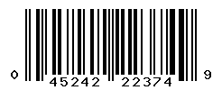 UPC barcode number 045242223749