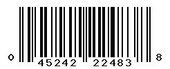 UPC barcode number 045242224838