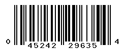 UPC barcode number 045242296354