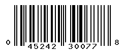 UPC barcode number 045242300778