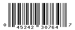 UPC barcode number 045242307647