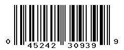 UPC barcode number 045242309399