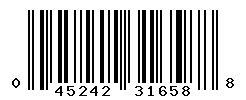 UPC barcode number 045242316588