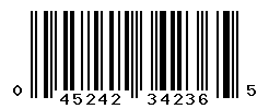 UPC barcode number 045242342365