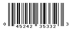 UPC barcode number 045242353323