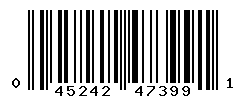 UPC barcode number 045242473991