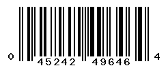 UPC barcode number 045242496464