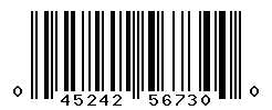 UPC barcode number 045242567300