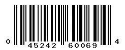 UPC barcode 045242600694