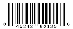 UPC barcode 045242601356