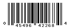 UPC barcode 045496422684