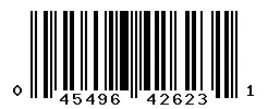 UPC barcode 045496426231