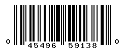 UPC barcode number 045496591380