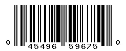 UPC barcode 045496596750