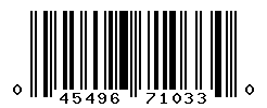 upc 045496710330 barcode image