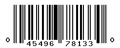 upc 045496781330 barcode image