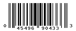 UPC barcode number 045496904333