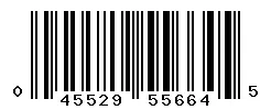UPC barcode 045529556645
