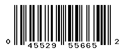 UPC barcode number 045529556652
