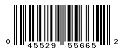 UPC barcode 045529556652