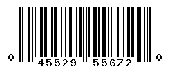 UPC barcode 045529556720
