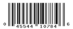 UPC barcode number 045544107846