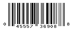 UPC barcode number 045557369088