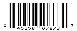 UPC barcode 045558078736
