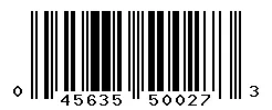 UPC barcode 045635500273