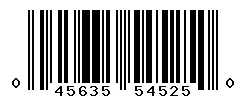 UPC barcode 045635545250