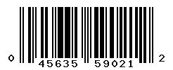 UPC barcode number 045635590212