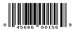 upc 045686001569 barcode image