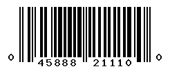 UPC barcode number 045888211100
